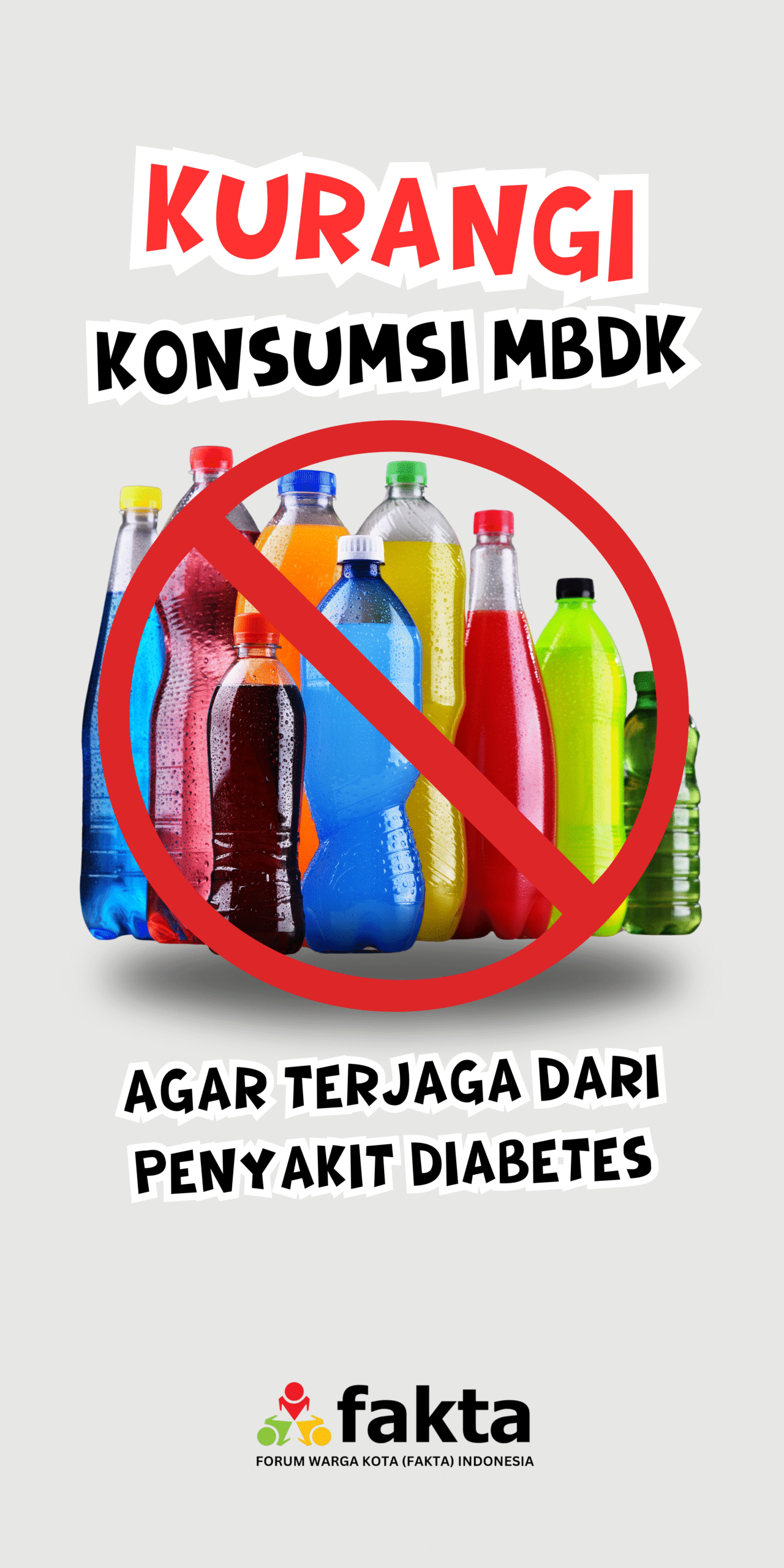 MERDEKA dari Minuman Manis.