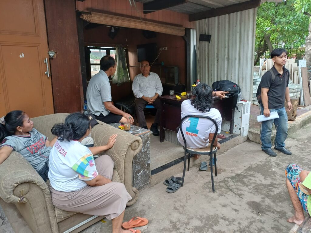 Ada Maria Digusur dari Kampung Ujung.