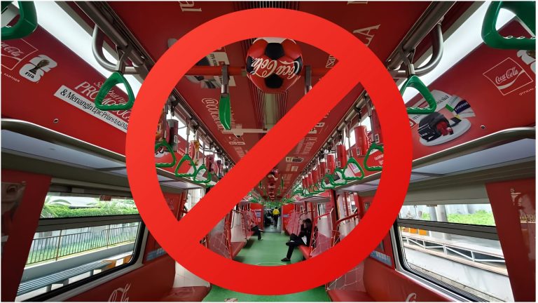 Promosi Minuman Bersoda di Kereta  PT KAI Menyesatkan.