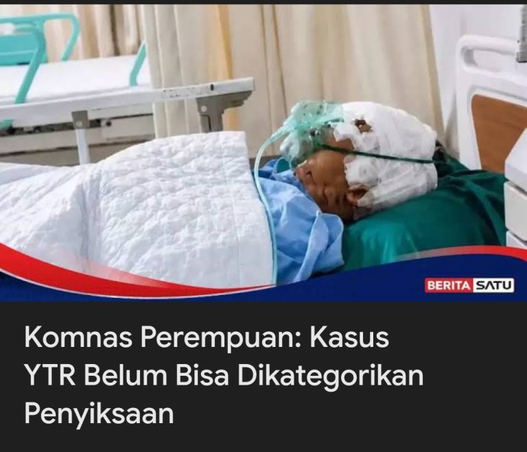 Komnas Perempuan: Kasus YTR Belum Masuk Katagori Penyiksaan.